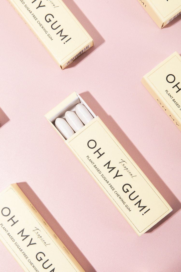 OH MY GUM! TROPICAL sugar-free Chewing Gum