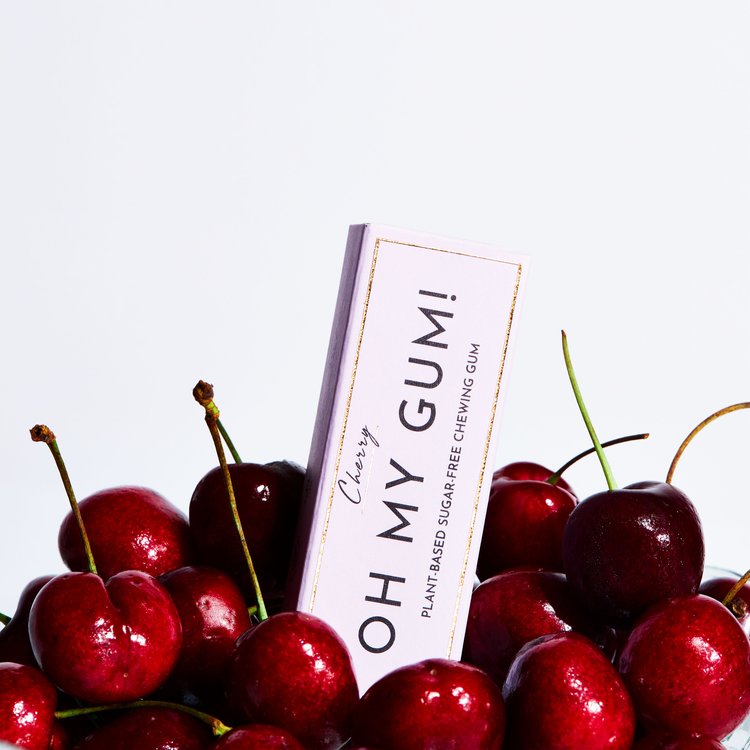 OH MY GUM! CHERRY sugar-free Chewing Gum