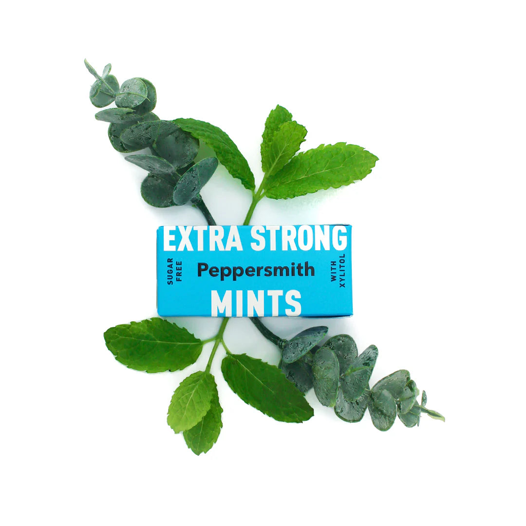 Peppersmith EXTRA STRONG EUCALYPTUS XYLITOL MINTS