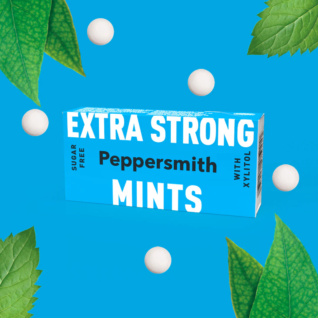 Peppersmith EXTRA STRONG EUCALYPTUS XYLITOL MINTS