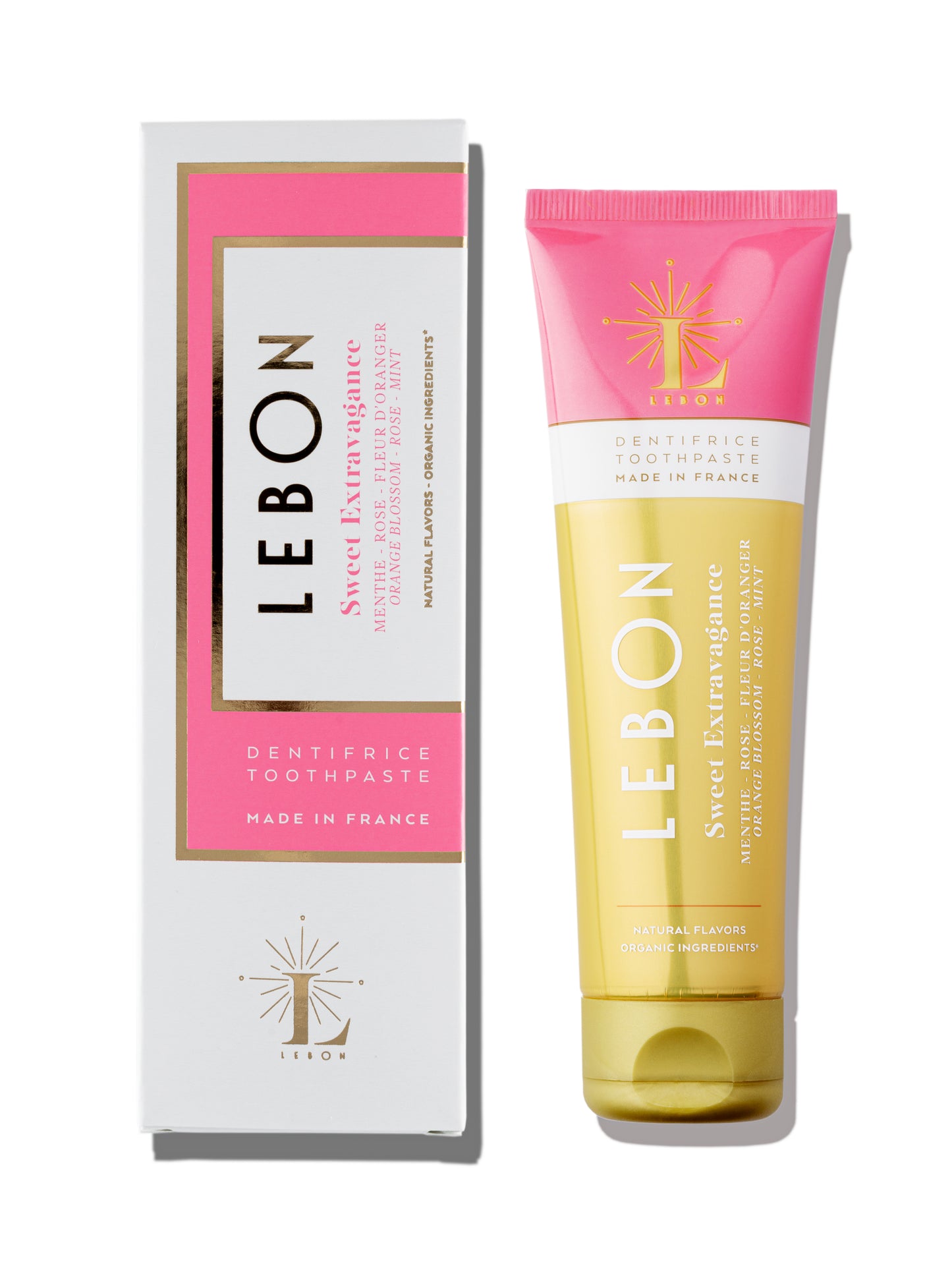 LEBON Flavorcare Sweet Extravagance ROSE + ORANGE BLOSSOM + MINT Toothpaste