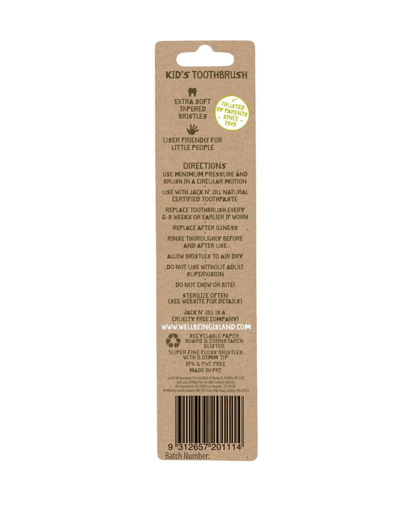 JACK N' JILL Kids Toothbrush - Monkey