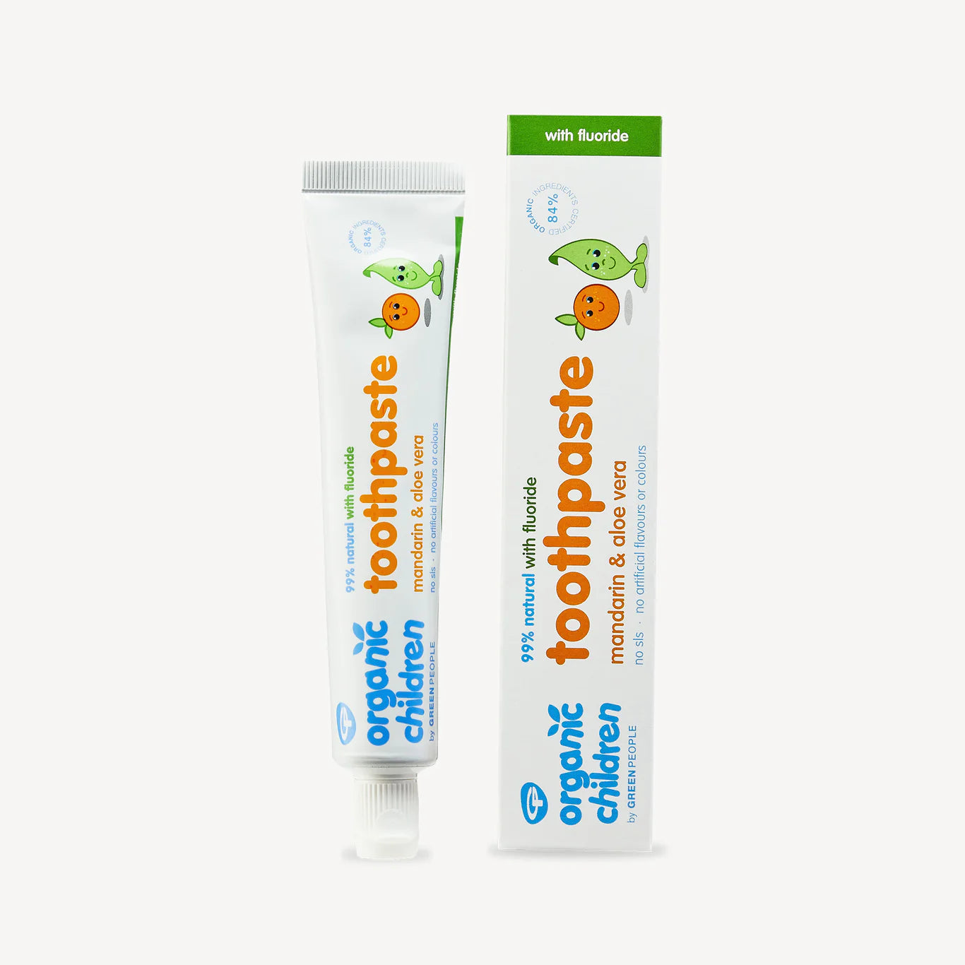 ORGANIC CHILDREN MANDARIN & ALOE VERA TOOTHPASTE 50 ML – WITH FLUORIDE