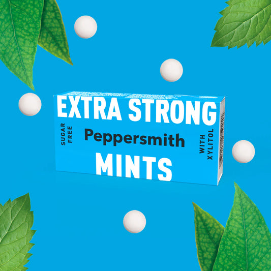Peppersmith EXTRA STRONG EUCALYPTUS XYLITOL MINTS