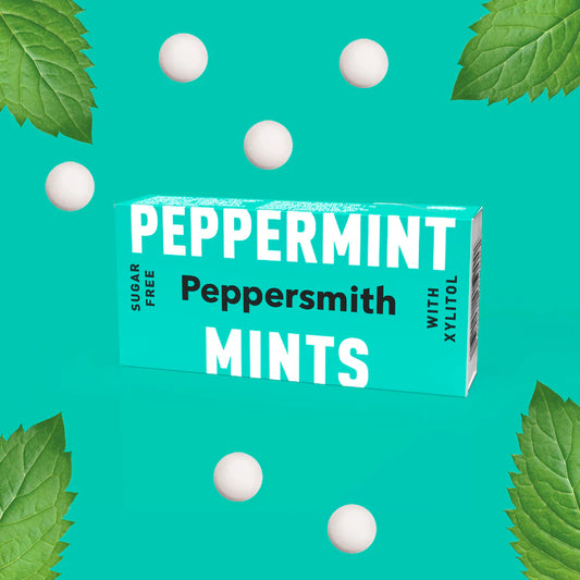 Peppersmith ENGLISH PEPPERMINT XYLITOL MINTS