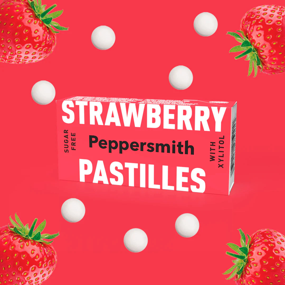 Peppersmith STRAWBERRY XYLITOL MINTS