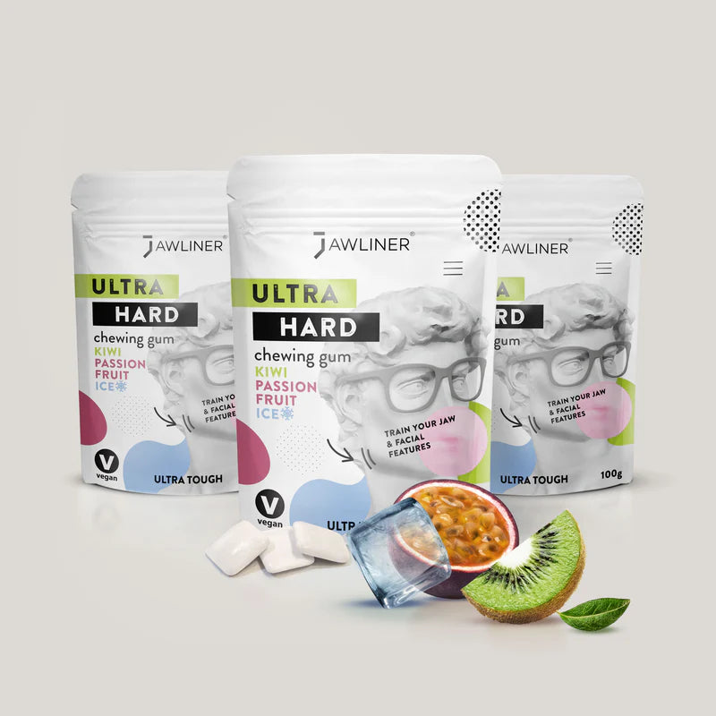 JAWLINER® Fitness Chewing Gum – Kiwi-Passionfruit Ice