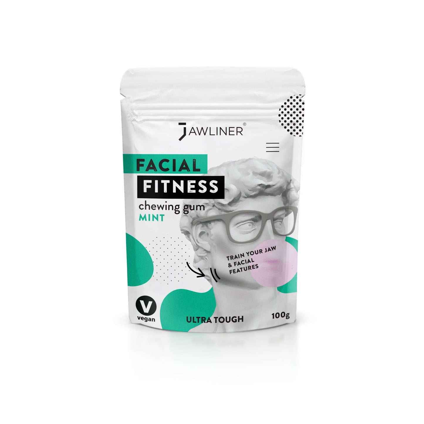 JAWLINER® Fitness Chewing Gum – Mint